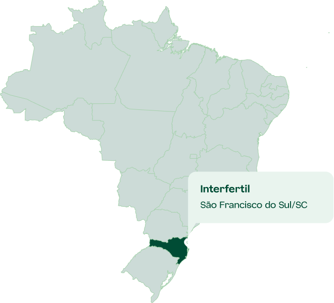 Mapa de ubicación de Interfertil